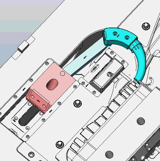 塑胶模具外观结构,塑胶模具分析剖面图