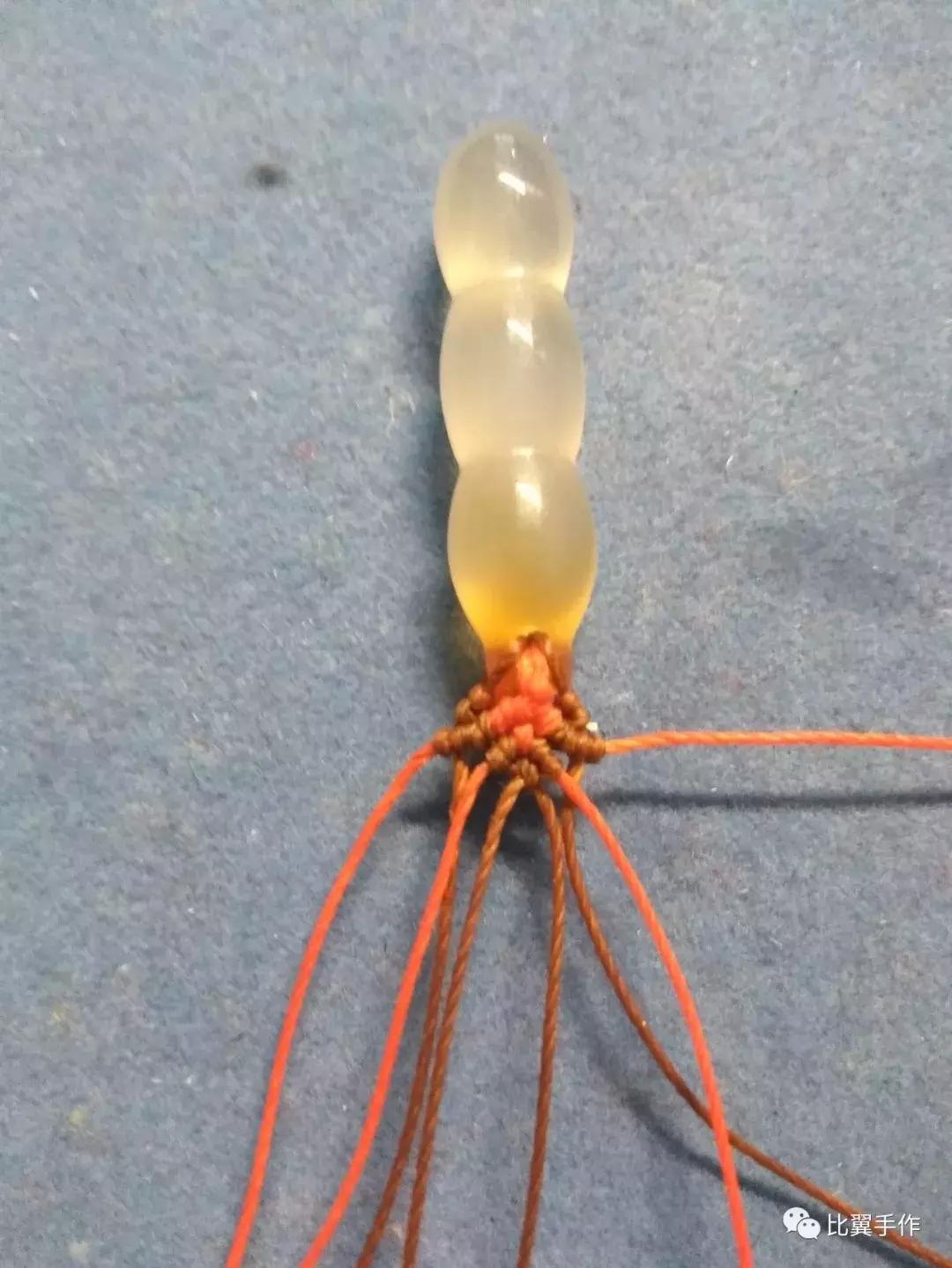 蕾丝花边吊坠扣头教程,简单易学吊坠扣头教程