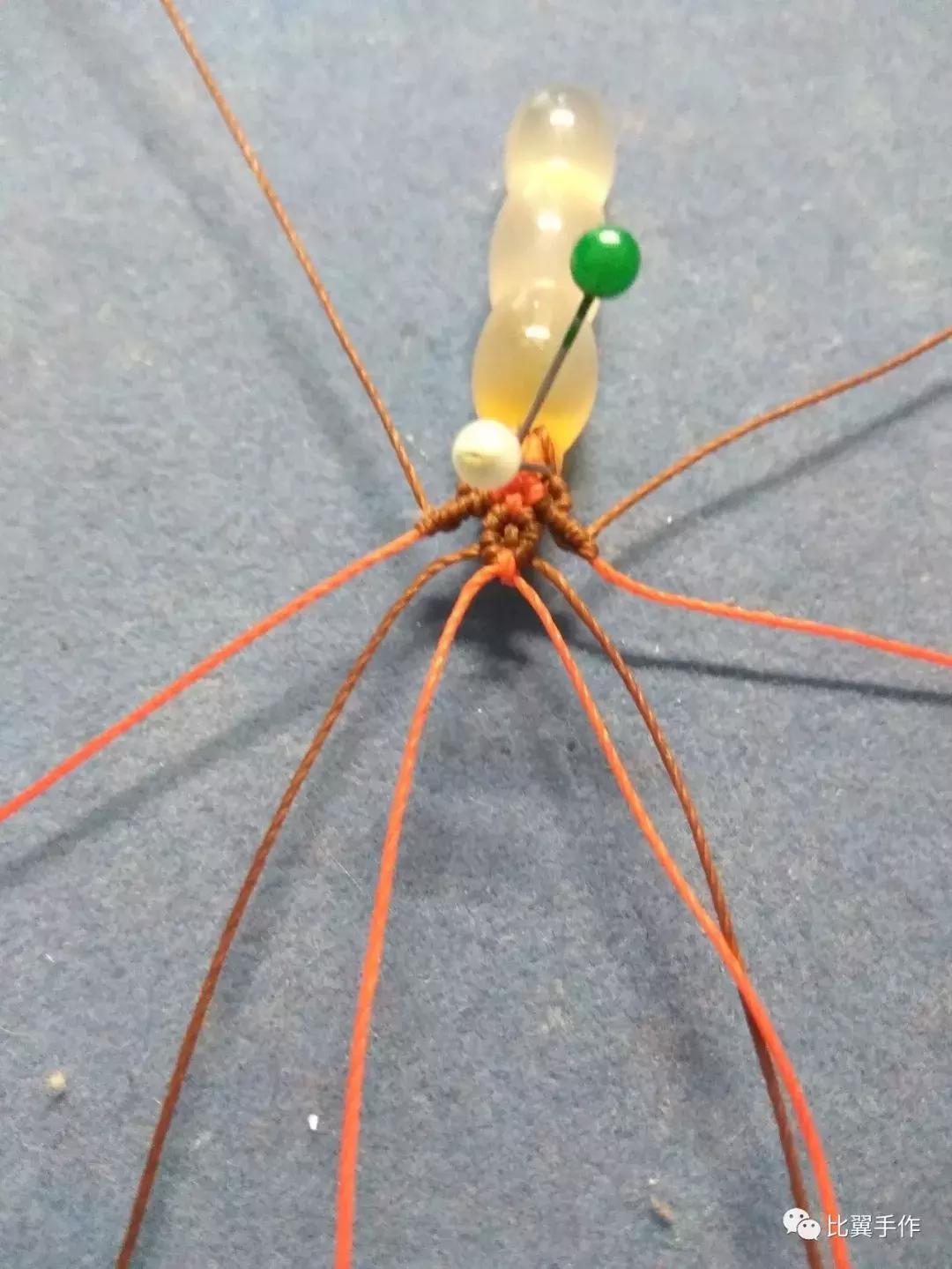 蕾丝花边吊坠扣头教程,简单易学吊坠扣头教程