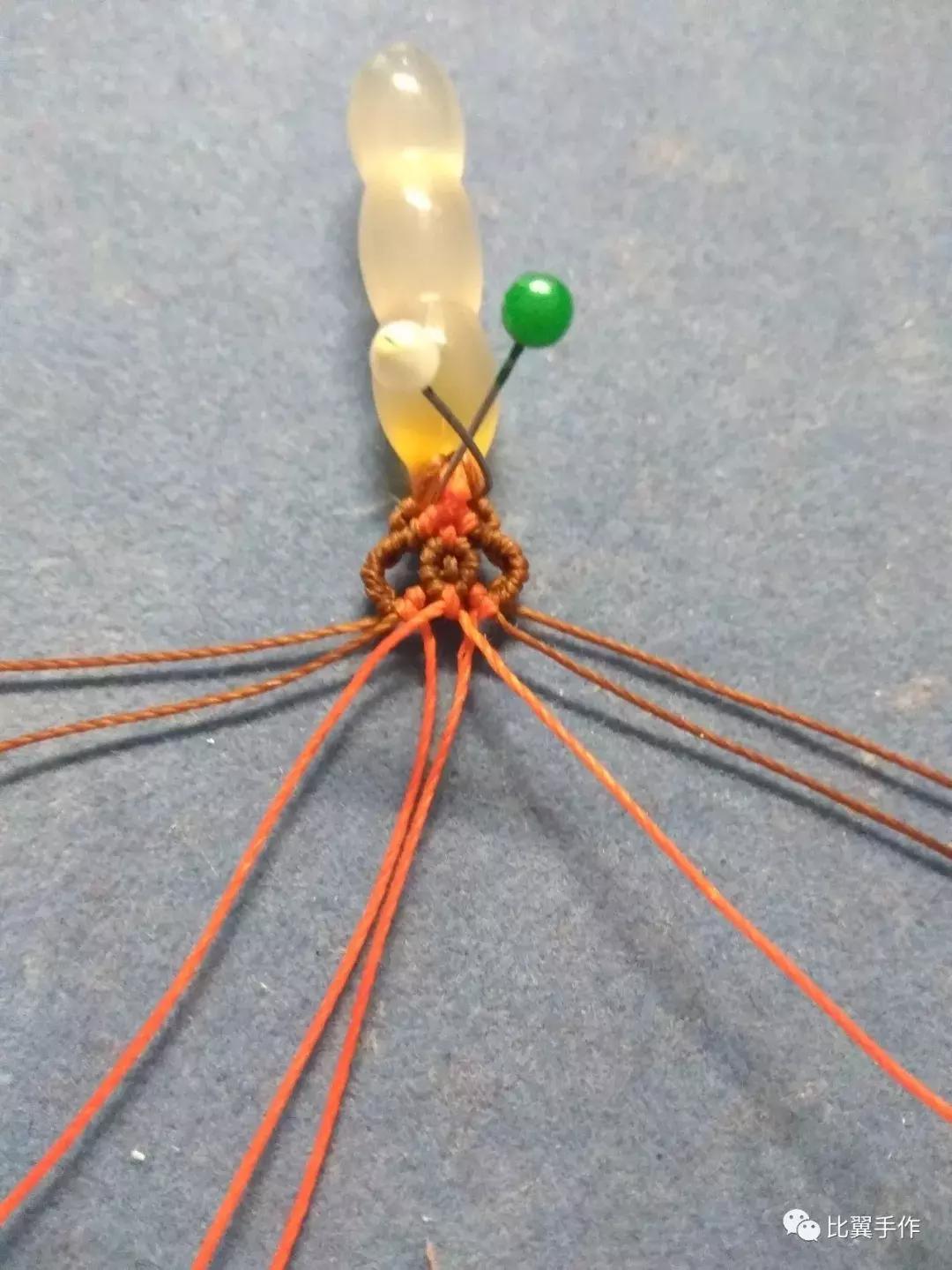 蕾丝花边吊坠扣头教程,简单易学吊坠扣头教程