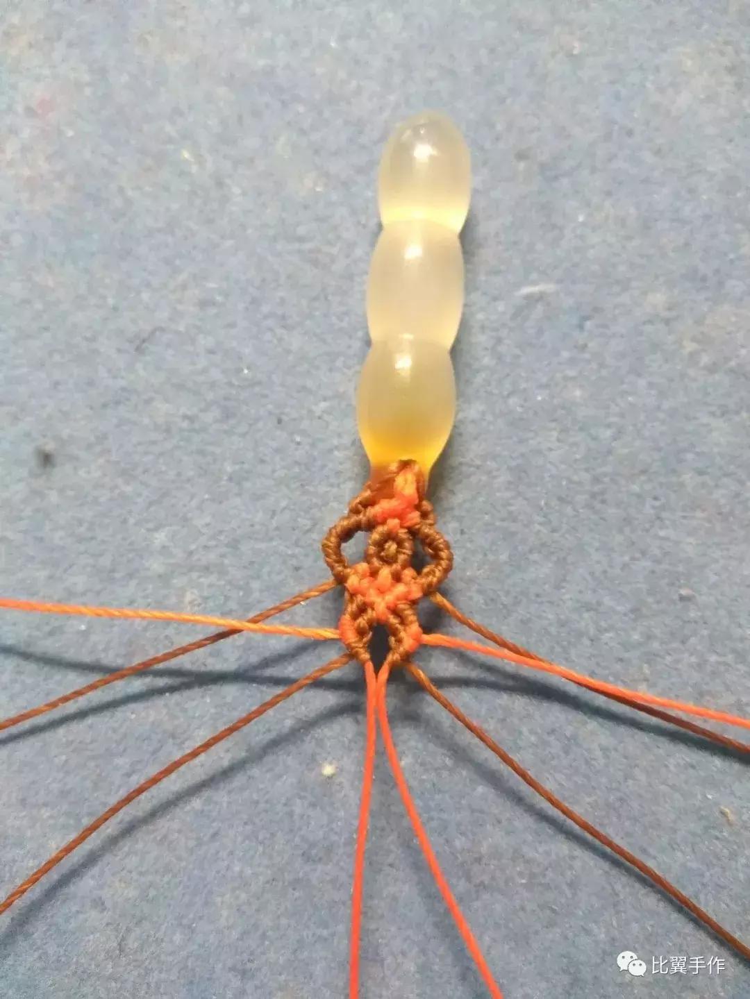 蕾丝花边吊坠扣头教程,简单易学吊坠扣头教程