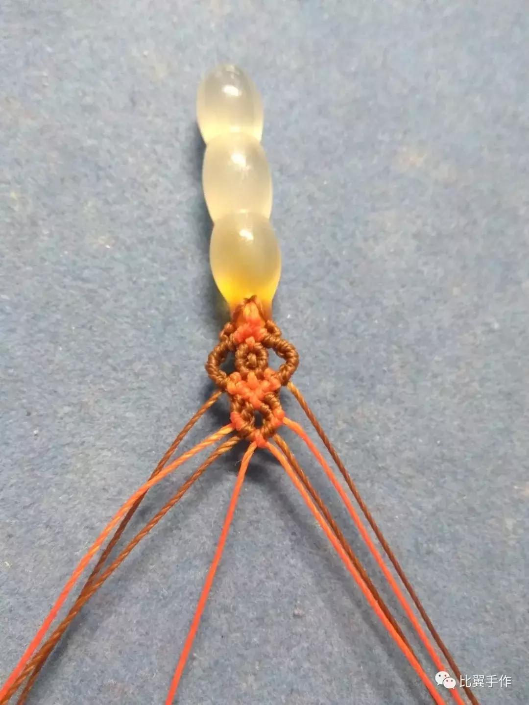 蕾丝花边吊坠扣头教程,简单易学吊坠扣头教程