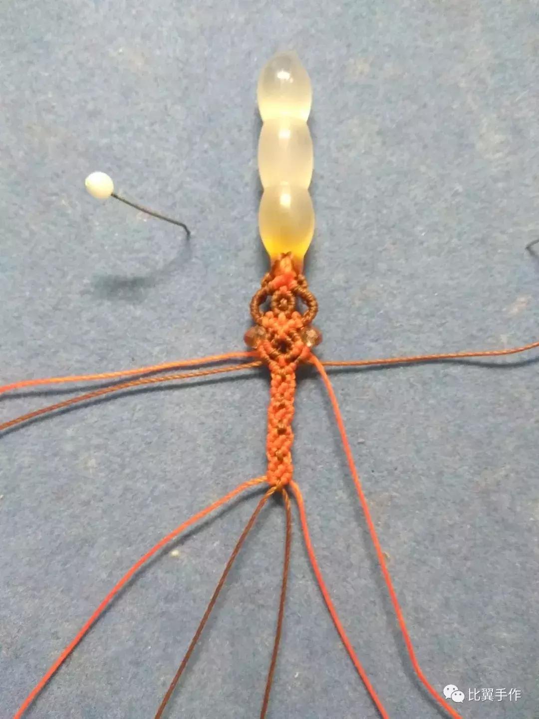 蕾丝花边吊坠扣头教程,简单易学吊坠扣头教程