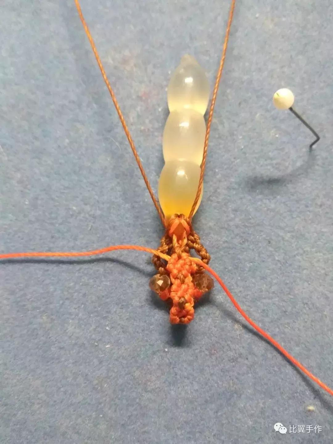 蕾丝花边吊坠扣头教程,简单易学吊坠扣头教程