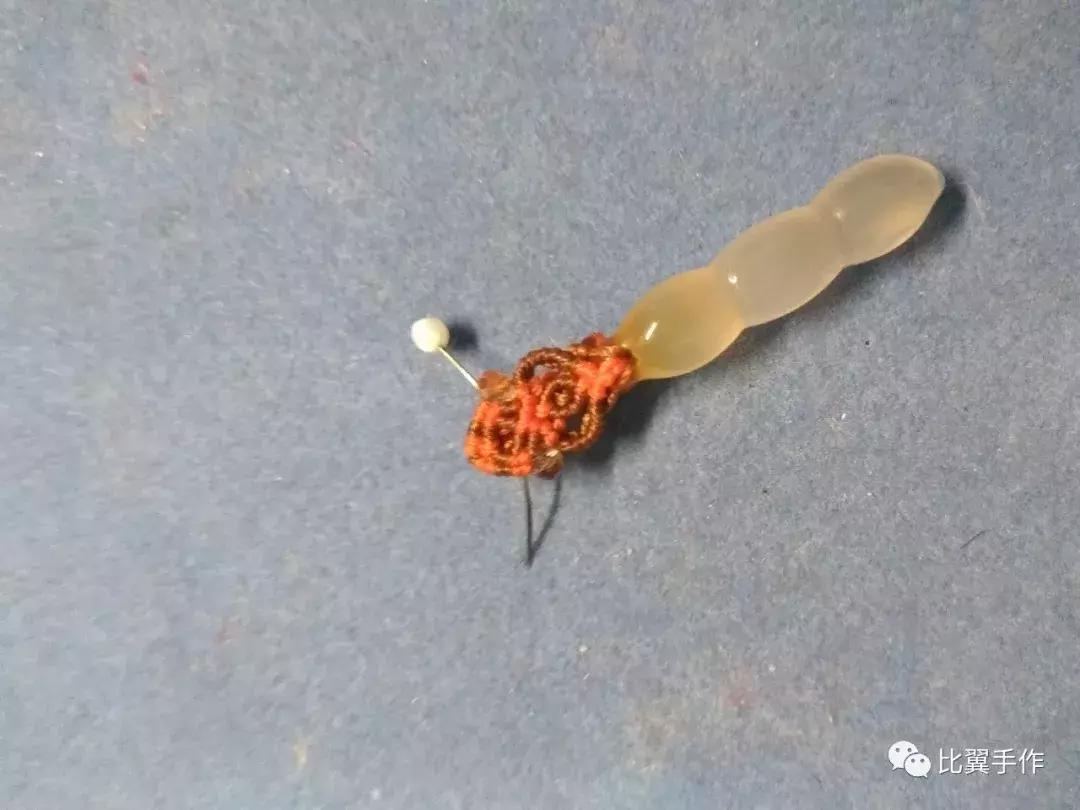 蕾丝花边吊坠扣头教程,简单易学吊坠扣头教程