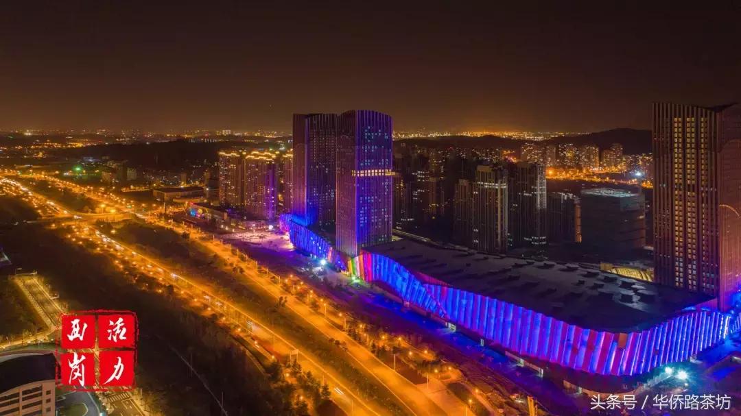 南京万达广场夜景视频,南京万达茂全景图