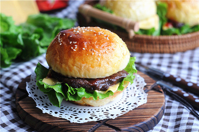 汉堡店做汉堡的方法,肯德基儿童套餐自己做汉堡