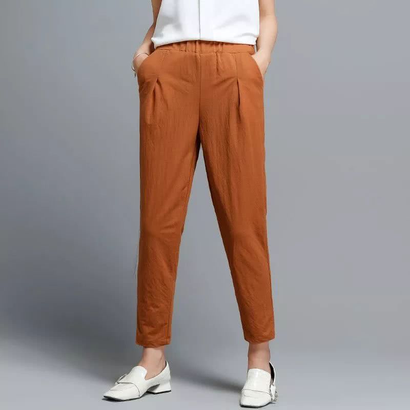 天丝显瘦高腰裤,天丝裤俏皮阔腿牛仔裤