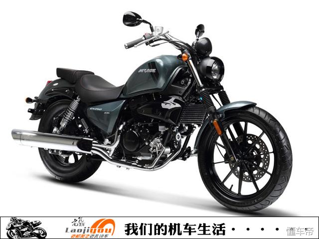 搭载进口V型双缸发动机,轻骑运动型太子GV250即将上市,确实很酷