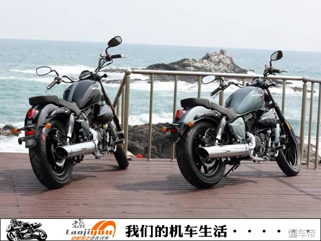 搭载进口V型双缸发动机,轻骑运动型太子GV250即将上市,确实很酷