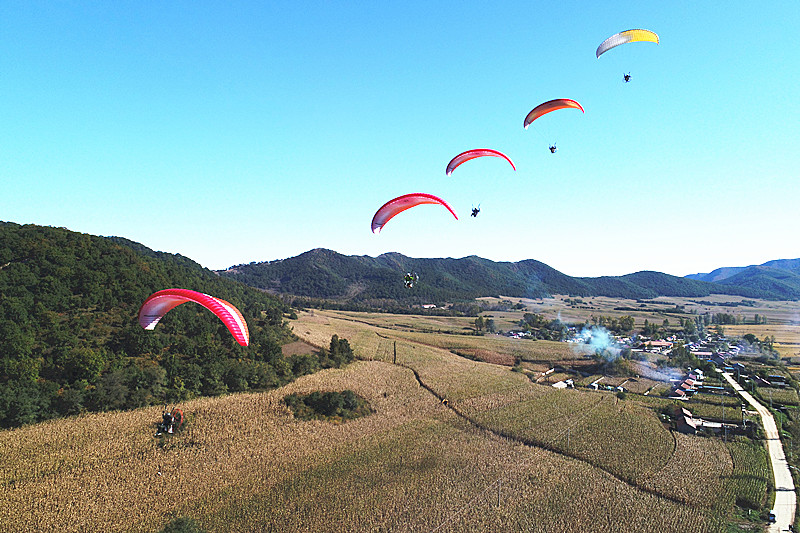 双阳滑翔伞一日游价格表,长春附近双阳滑翔伞基地