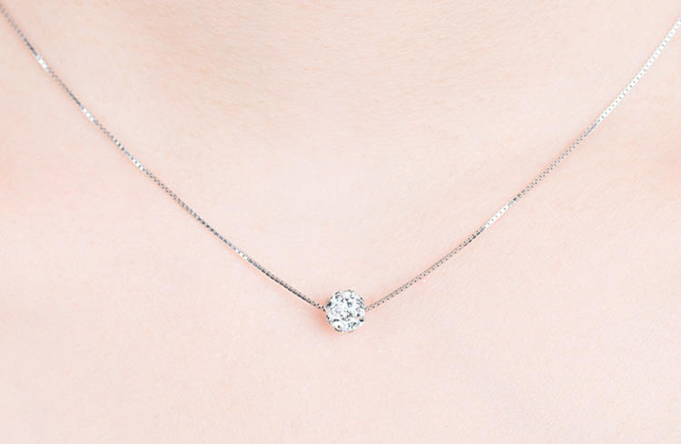 925银饰波光粼粼项链,繁花似锦手镯925银