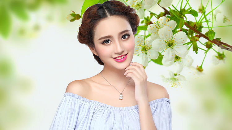 925银饰波光粼粼项链,繁花似锦手镯925银