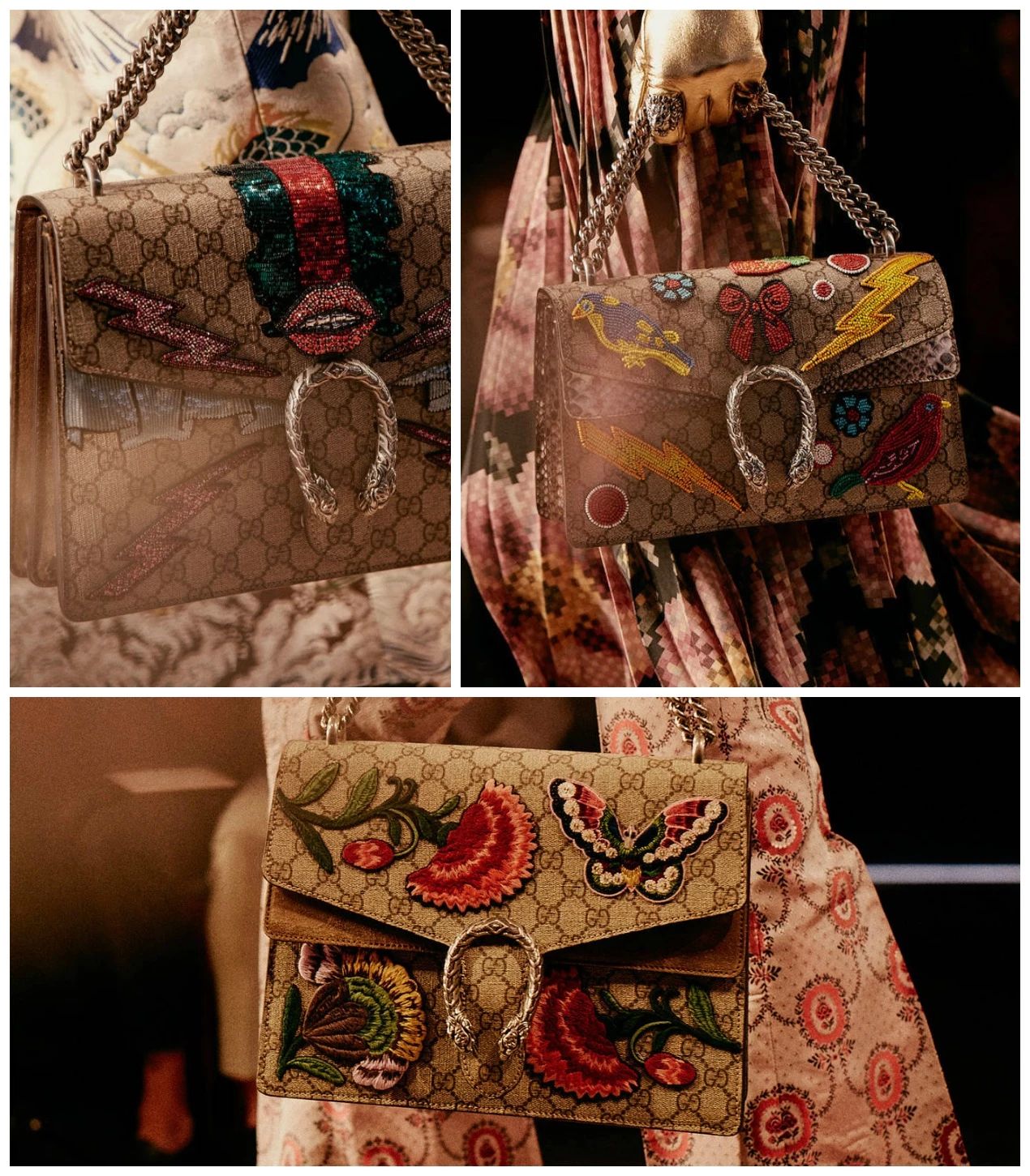 guccidionysus酒神白色包二手多少钱,gucci酒神系列dionysusmini蓝色