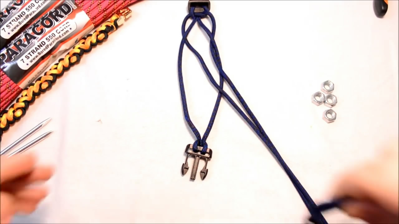 户外求生手链编法,户外手链编织