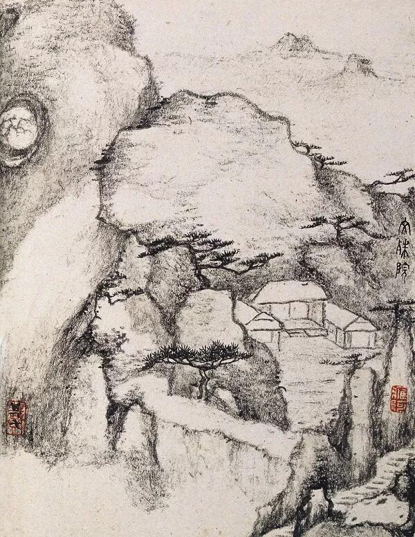 老来泓颖不嫌枯,扫落云山淡欲无。翻笑为霖手颠倒,最分明