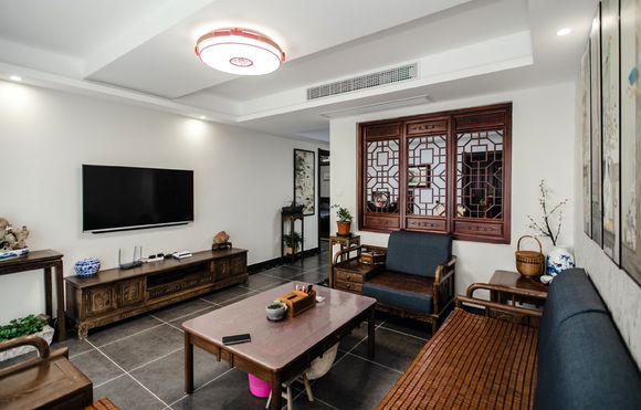 还是专业的拍的好看，新中式美家已入住2个月了，两个字完美！