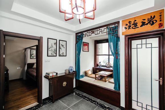 还是专业的拍的好看，新中式美家已入住2个月了，两个字完美！