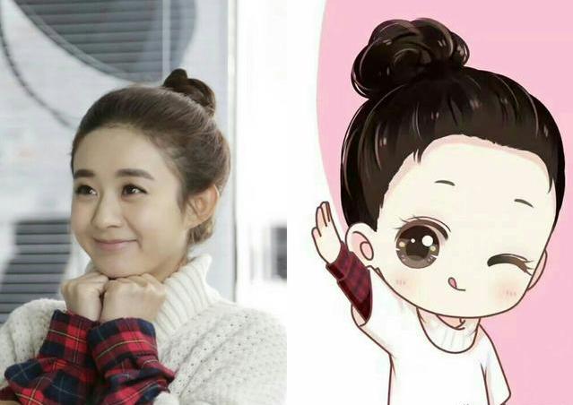 画赵丽颖动漫人物,赵丽颖惊艳写真照片动漫版