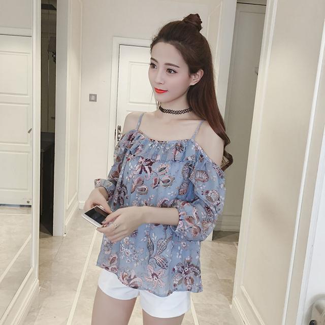 雪纺碎花复古长裙怎么搭配衣服,显瘦减龄雪纺衫搭配裙子