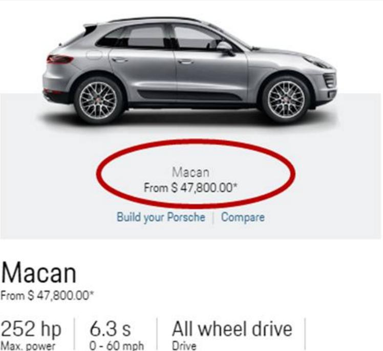 保时捷车在美国价格是不是很便宜,保时捷在美国落地多少钱