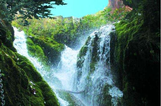 石林峡七彩池玻璃ufo观景台,平谷石林峡ufo玻璃栈道观景台