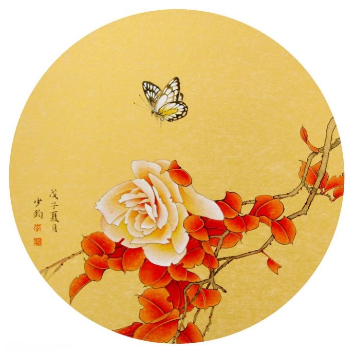 天天漫画网：画家李少钧《色与色叠加洒脱清逸的运笔》