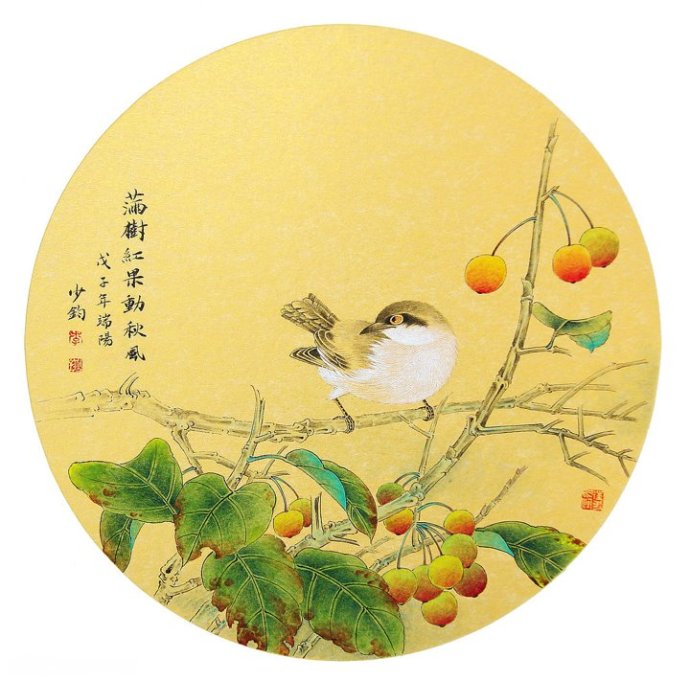 天天漫画网：画家李少钧《色与色叠加洒脱清逸的运笔》