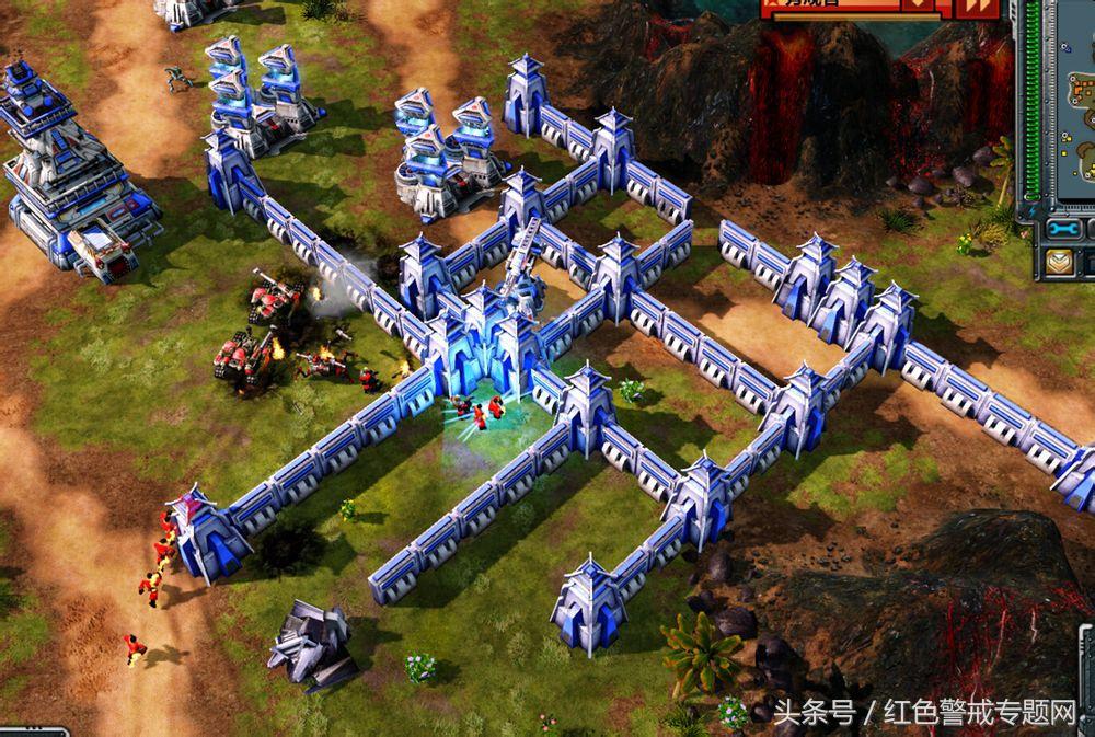 红色警戒3光棱塔阵法,红色警戒3苏联开局技巧