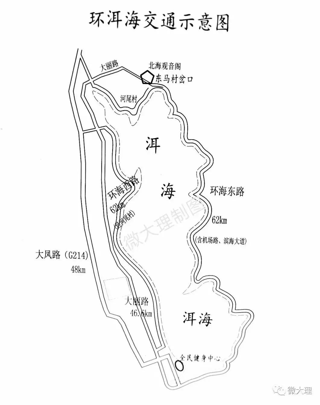 大理洱海环游路线需要多久,大理洱海环游路线从哪里开始