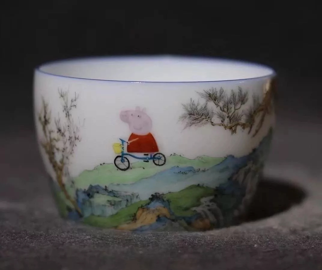 坚持梦想，你也能买个小猪佩奇杯