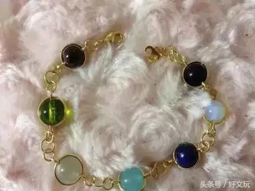 乾隆七宝手链图片,乾隆通宝手链