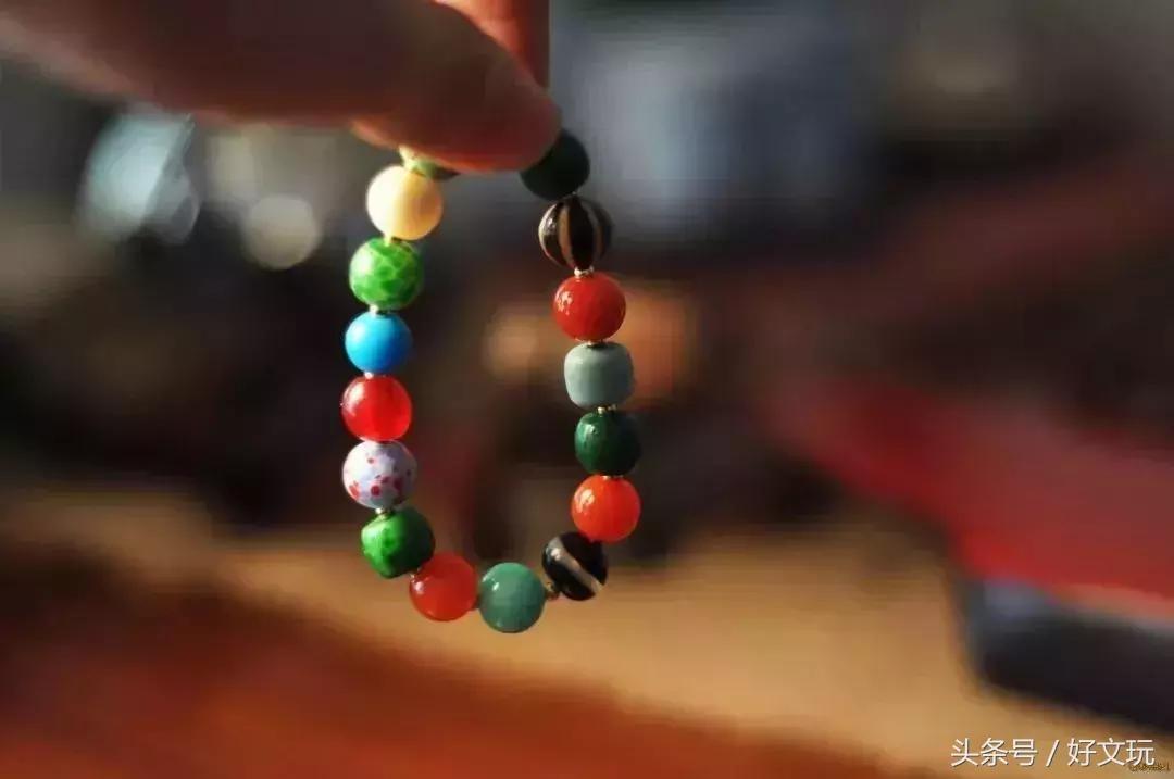 乾隆七宝手链图片,乾隆通宝手链