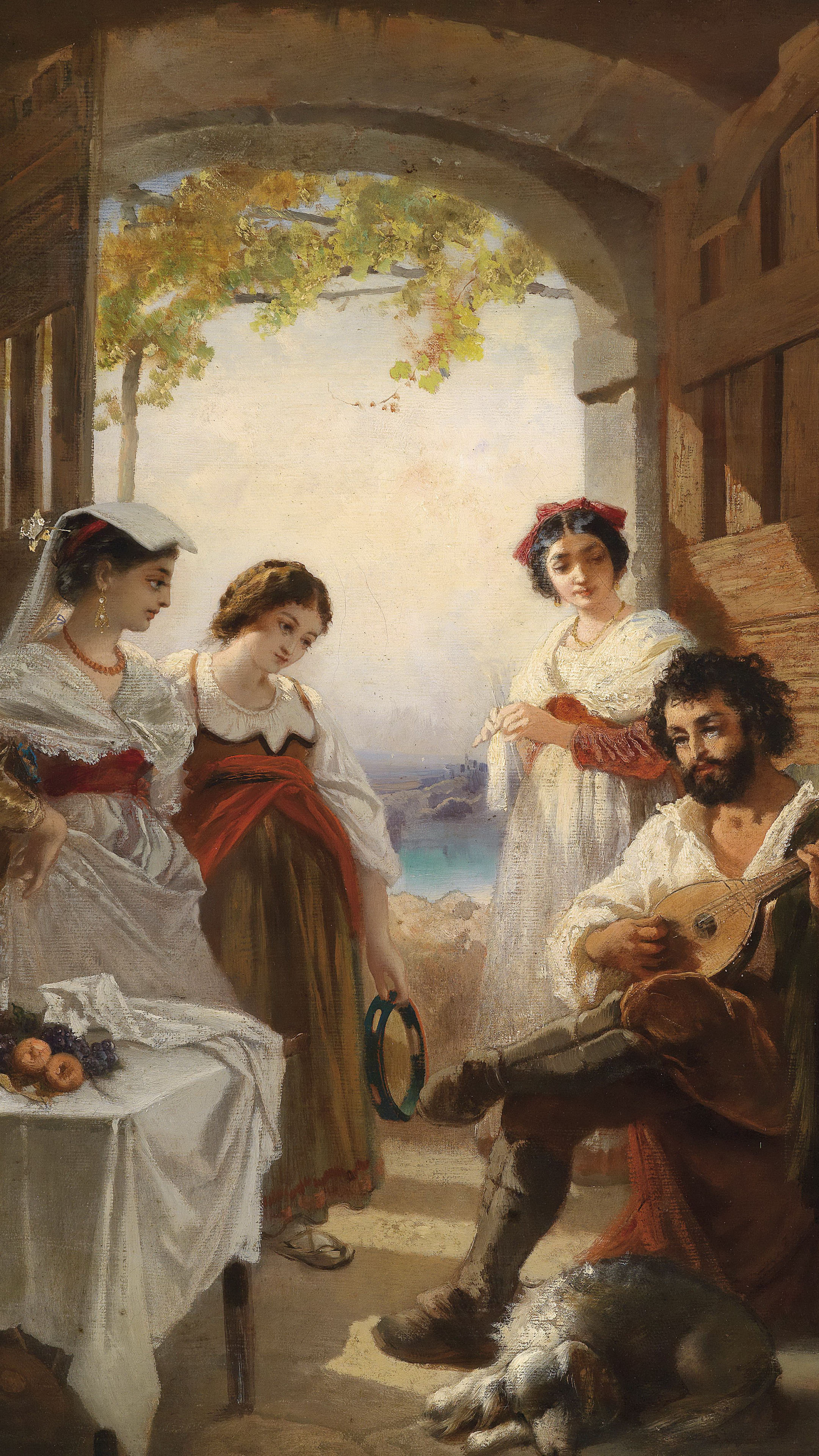 那些流淌在绘画里的琴声是为千古绝唱