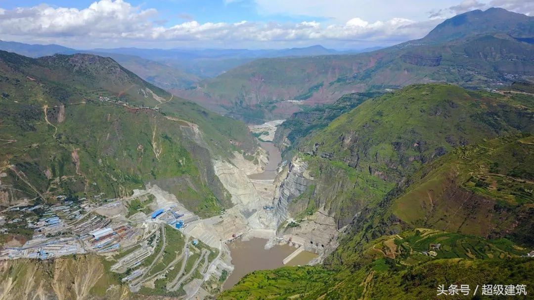 乌东德水电站洞室,雄伟壮观的乌东德水电站