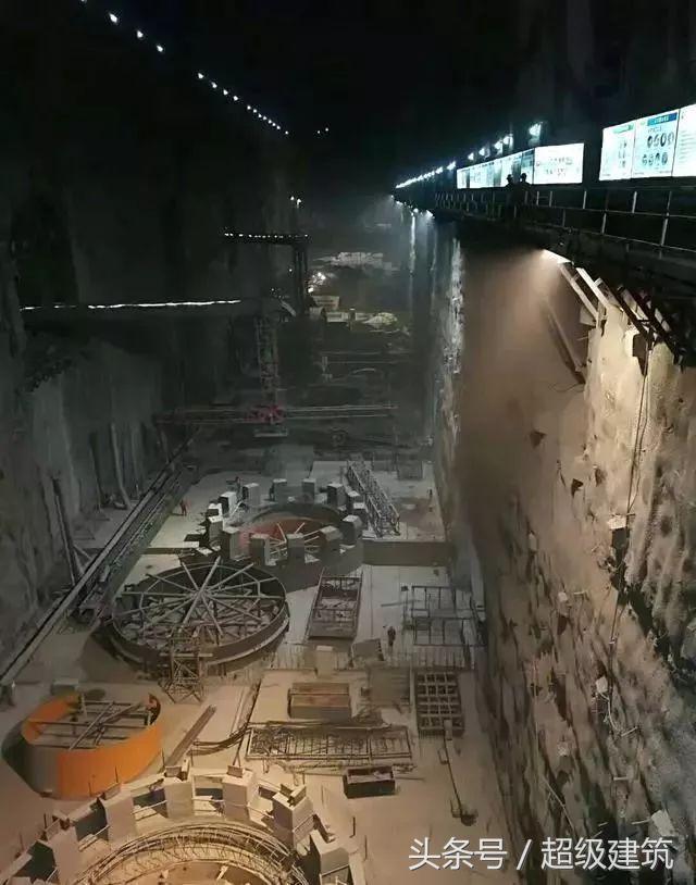 乌东德水电站洞室,雄伟壮观的乌东德水电站