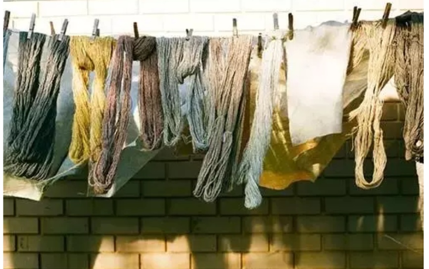 古法植物手工染布,非物质文化遗产手工花