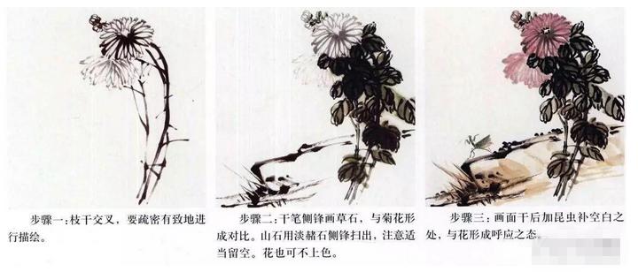 徐湛国画菊花画法视频教程,怎么画国画菊花又美又简单