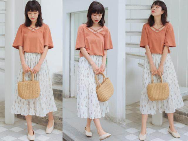 今年最流行的半身碎花裙子,今年的碎花半身裙流行怎么搭配