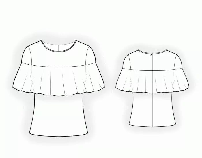 女装上衣款式图设计,女士服装款式图效果图