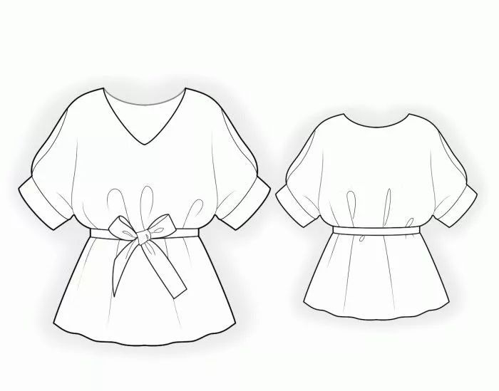 女装上衣款式图设计,女士服装款式图效果图