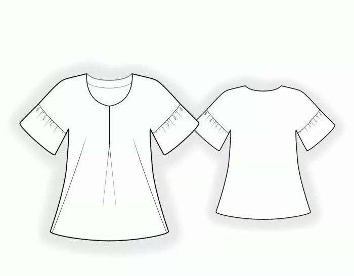 女装上衣款式图设计,女士服装款式图效果图