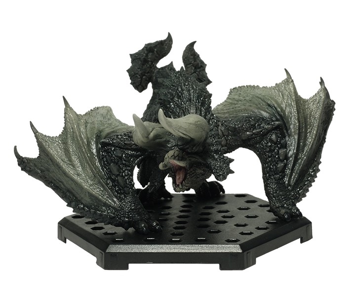 怪物猎人世界手办,恐龙特攻队手办黑角龙