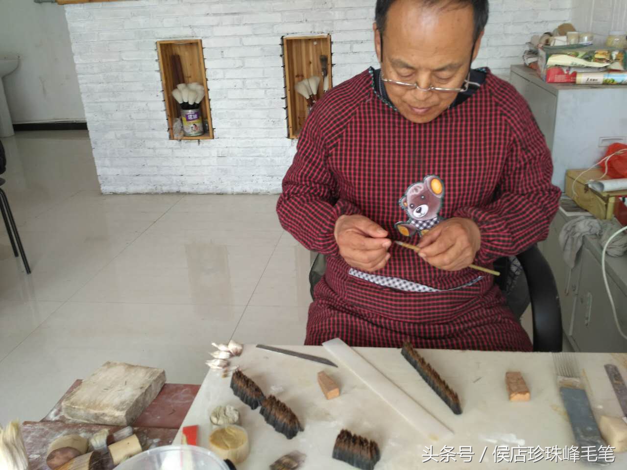 衡水侯店狼毫毛笔,侯店谁家毛笔最有名