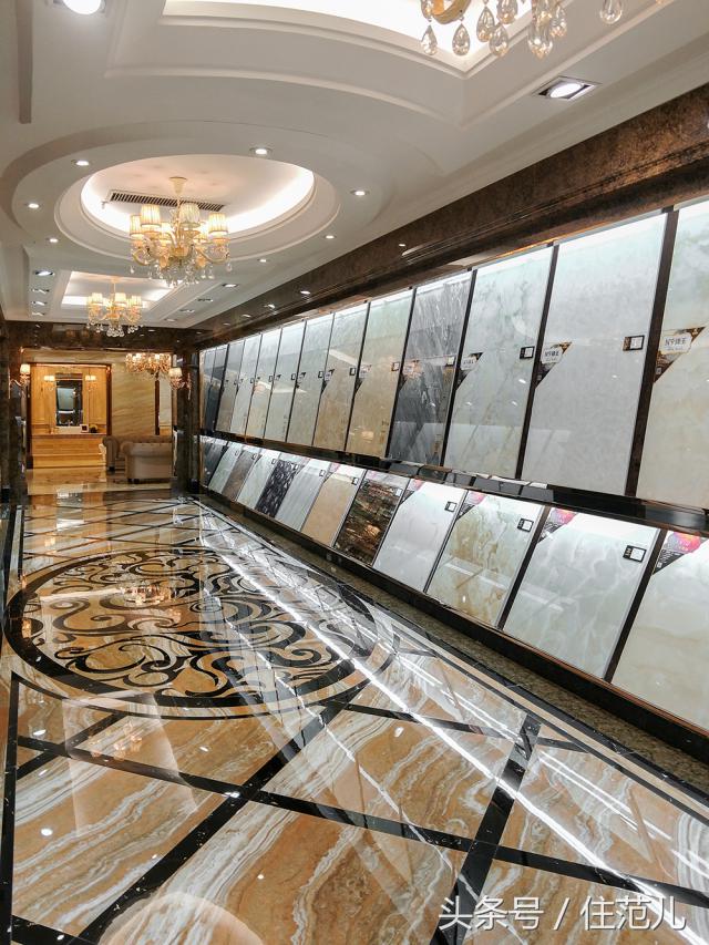 逛建材市场看瓷砖,去实体店买瓷砖怎么选到好的瓷砖