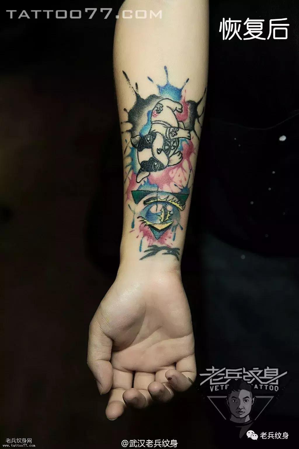 老兵上臂纹身大全,老兵刺青手指纹身图案