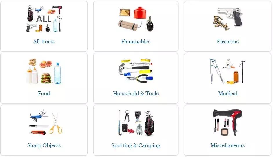 乘飞机去美国携带东西有什么限制,乘飞机到国外禁止带哪些东西