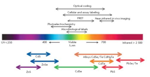 量子点光谱传感技术,量子点及其应用