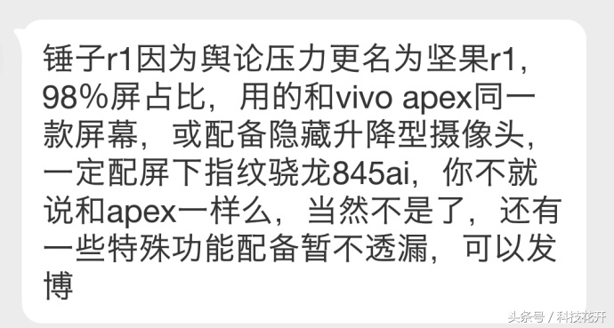 老罗推荐锤子r1,锤子r1手机全面屏设计