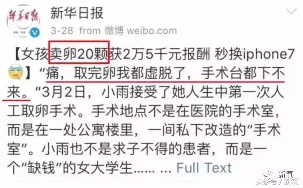 骗女生上床还买卖女生卵子,这些卖卵中介去死吧!